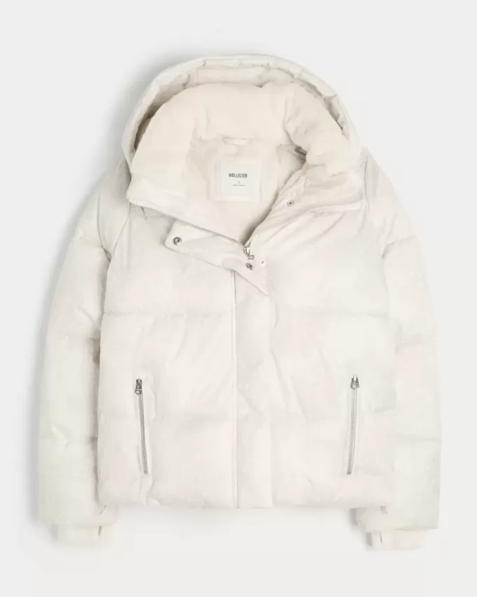 Chaqueta acolchada con forro de piel sintética Chaqueta acolchada con forro de piel sintética