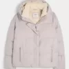 Chaqueta acolchada con forro de piel sintética Chaqueta acolchada con forro de piel sintética
