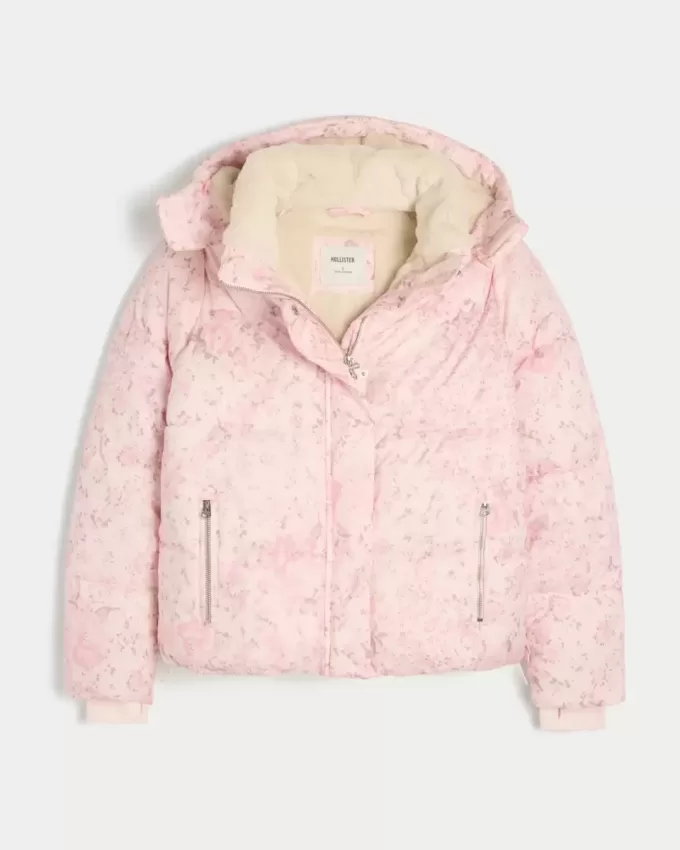 Chaqueta acolchada con forro de piel sintética Chaqueta acolchada con forro de piel sintética