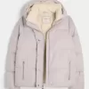 Chaqueta acolchada con forro de piel sintética Chaqueta acolchada con forro de piel sintética