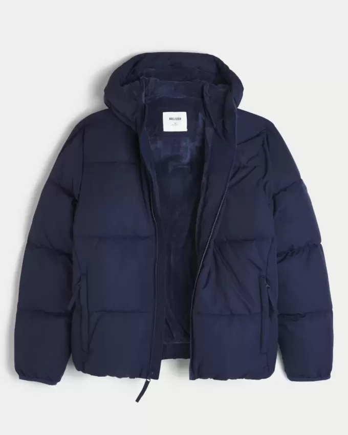 Chaqueta acolchada con forro de piel sintética Chaqueta acolchada con forro de piel sintética