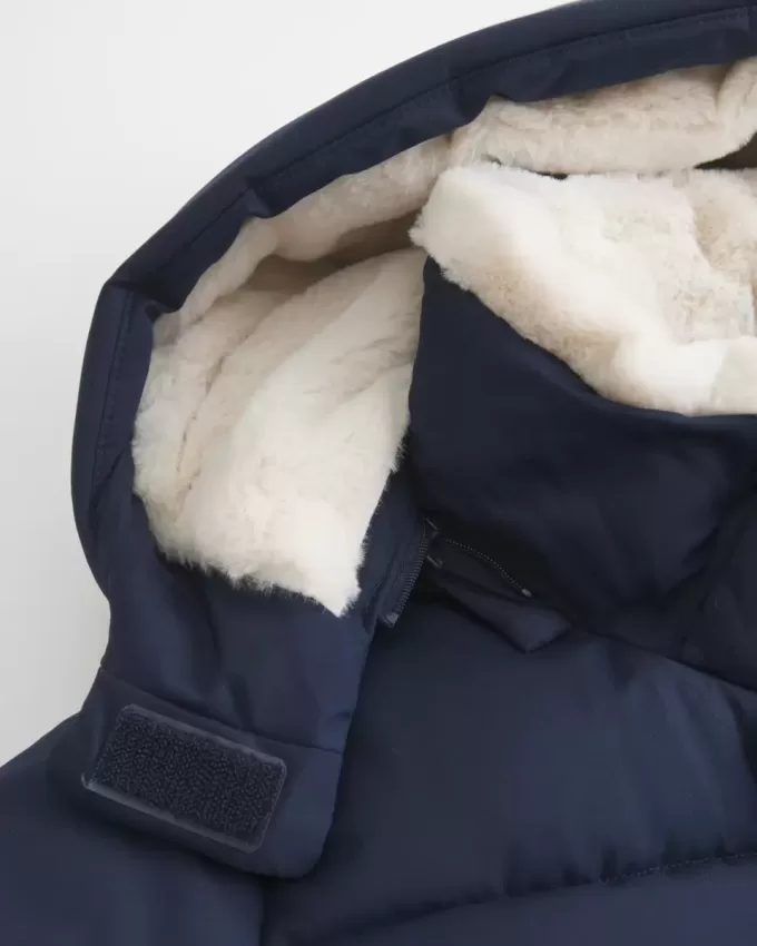 Chaqueta acolchada con forro de piel sintética Chaqueta acolchada con forro de piel sintética