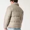 Chaqueta acolchada cuadrada con cremallera