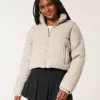 Chaqueta acolchada mini de punto Chaqueta acolchada mini de punto