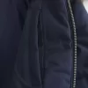 Chaqueta bomber acolchada con ribete de piel sintética Chaqueta bomber acolchada con ribete de piel sintética