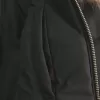 Chaqueta bomber acolchada con ribete de piel sintética Chaqueta bomber acolchada con ribete de piel sintética