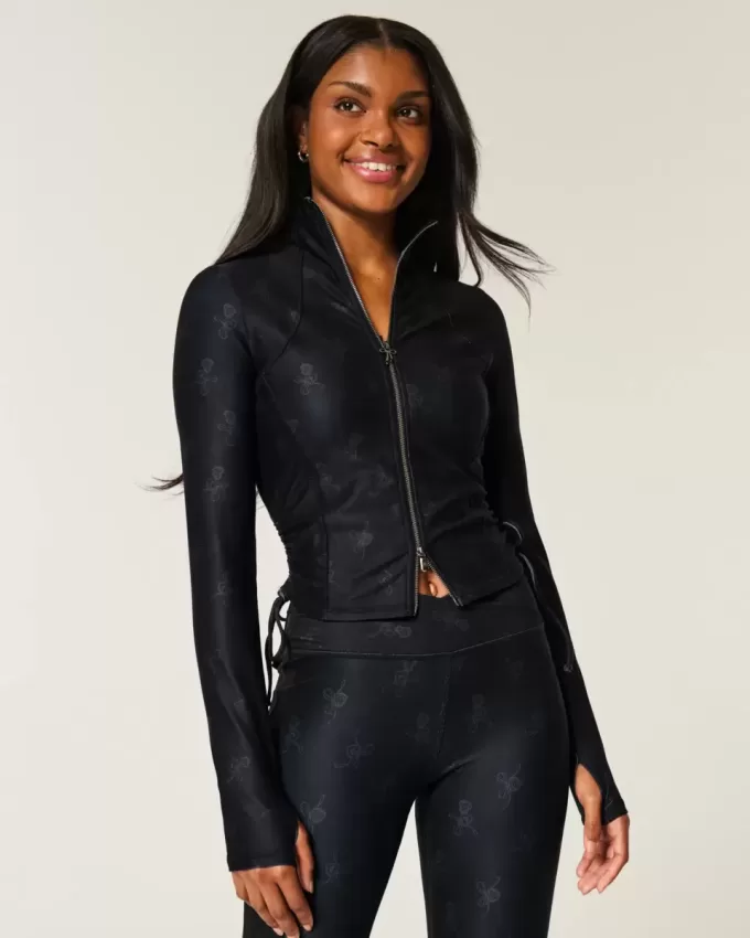 Chaqueta con cremallera y lazo lateral Gilly Hicks Active Recharge