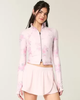 Chaqueta con doble cremallera Gilly Hicks Active Recharge Bow