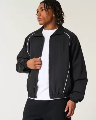 Chaqueta cortavientos con cremallera