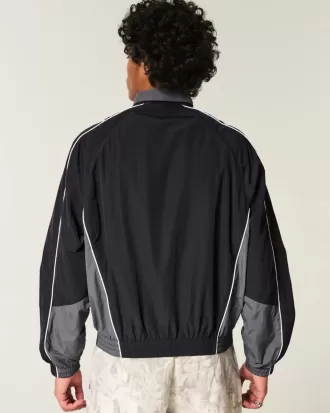 Chaqueta cortavientos con cremallera