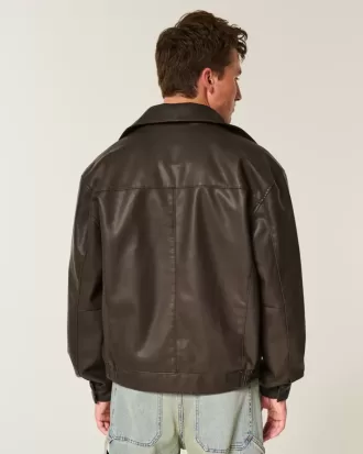 Chaqueta de piel sintética
