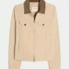 Chaqueta de sarga con cremallera Chaqueta de sarga con cremallera
