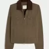 Chaqueta de sarga con cremallera Chaqueta de sarga con cremallera