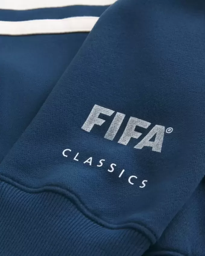 Chaqueta deportiva polar con estampado de la Copa Mundial de la FIFA Francia 1998 Chaqueta deportiva polar con estampado de la Copa Mundial de la FIFA Francia 1998