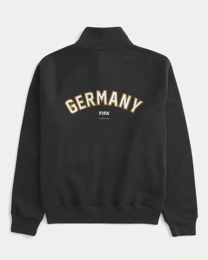 Chaqueta deportiva polar con estampado gráfico de la Copa Mundial de la FIFA Alemania 2006 Chaqueta deportiva polar con estampado gráfico de la Copa Mundial de la FIFA Alemania 2006