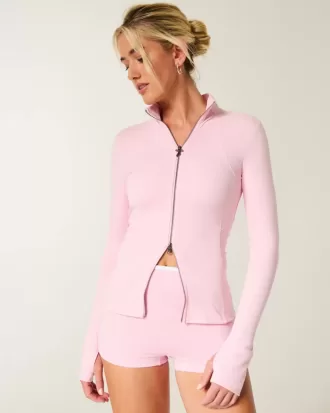 Chaqueta Gilly Hicks Active Recharge Slim & Snatched con cremallera completa