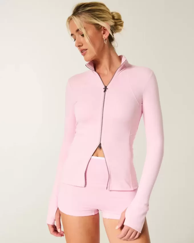 Chaqueta Gilly Hicks Active Recharge Slim & Snatched con cremallera completa Chaqueta Gilly Hicks Active Recharge Slim & Snatched con cremallera completa