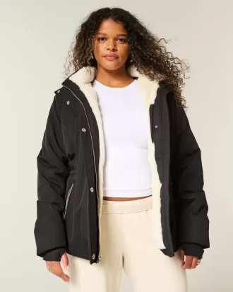 Chaqueta para todo tipo de clima con forro de piel sintética