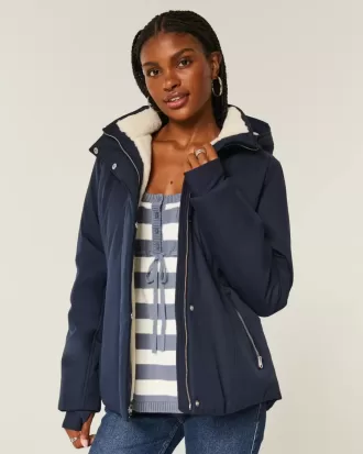 Chaqueta para todo tipo de clima con forro de piel sintética
