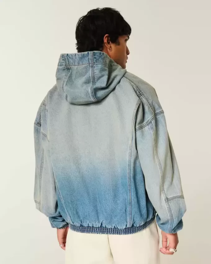 Chaqueta skater vaquera con cremallera Chaqueta skater vaquera con cremallera