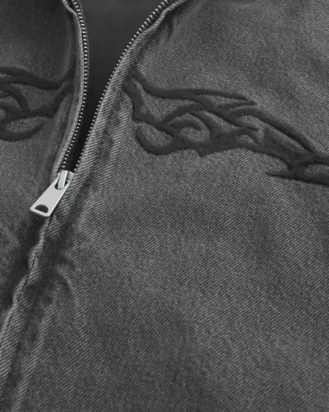 Chaqueta skater vaquera con cremallera Chaqueta skater vaquera con cremallera