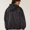 Chaqueta skater vaquera negra lavada Chaqueta skater vaquera negra lavada