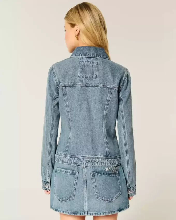 Chaqueta vaquera con cremallera Chaqueta vaquera con cremallera