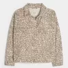 Chaqueta vaquera con estampado de leopardo Chaqueta vaquera con estampado de leopardo