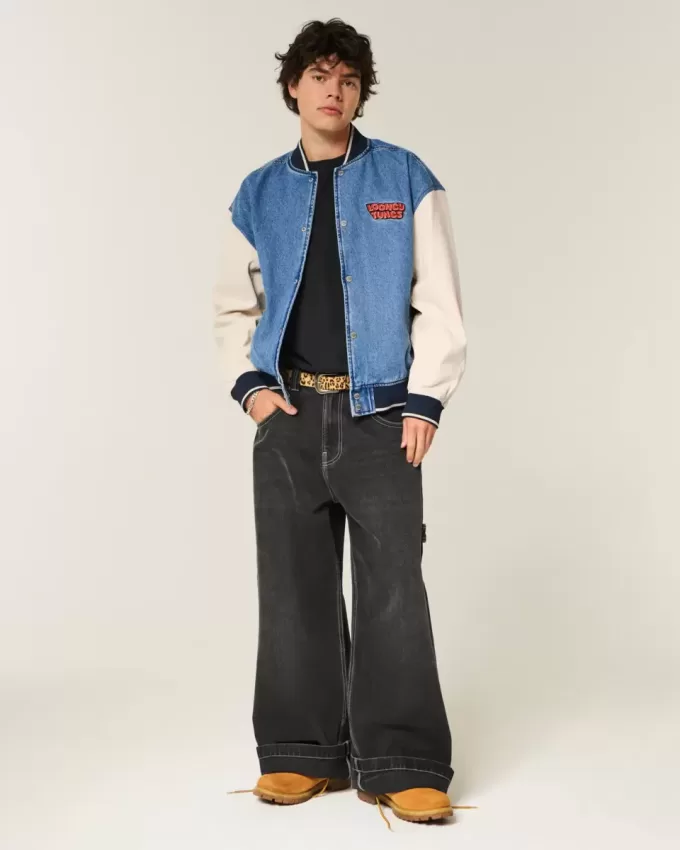 Chaqueta vaquera con estampado de Looney Tunes Chaqueta vaquera con estampado de Looney Tunes
