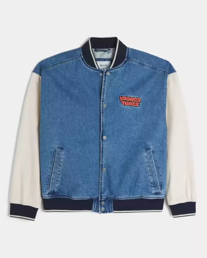 Chaqueta vaquera con estampado de Looney Tunes Chaqueta vaquera con estampado de Looney Tunes
