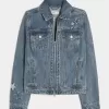 Chaqueta vaquera con gráficos de la clase del 26 Chaqueta vaquera con gráficos de la clase del 26