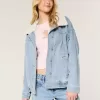 Chaqueta vaquera de lavado claro Chaqueta vaquera de lavado claro