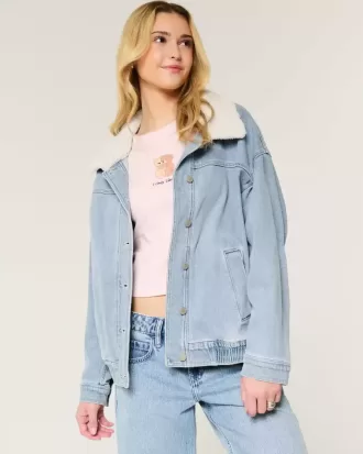 Chaqueta vaquera de lavado claro Chaqueta vaquera de lavado claro