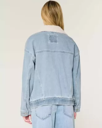 Chaqueta vaquera de lavado claro Chaqueta vaquera de lavado claro