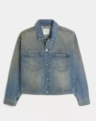 Chaqueta vaquera lavada estilo camionero