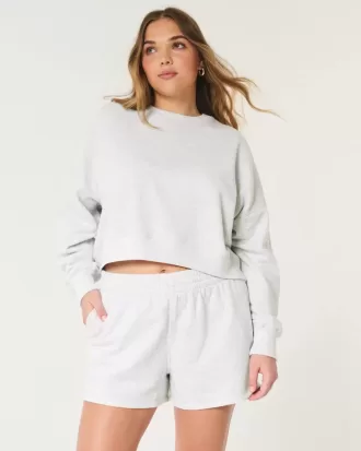 Conjunto de sudadera Easy Crew y pantalones cortos de polar