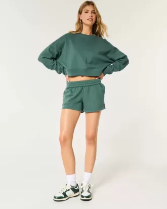 Conjunto de sudadera Easy Crew y pantalones cortos de polar