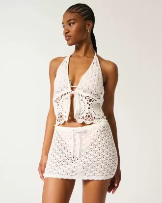 Falda de crochet para cubrirse