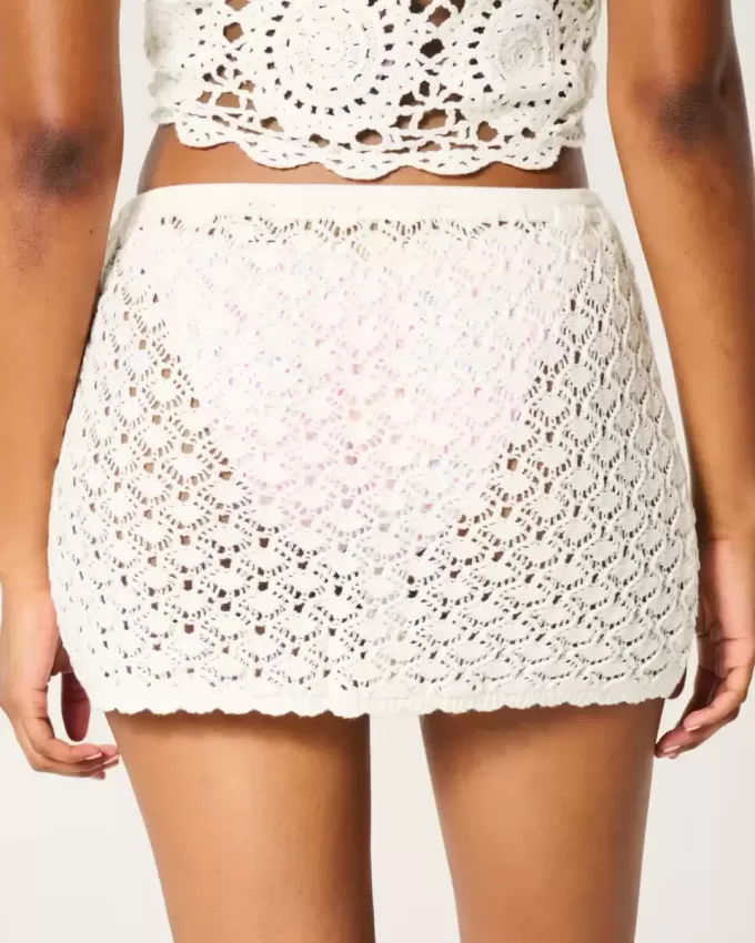 Falda de crochet para cubrirse Falda de crochet para cubrirse