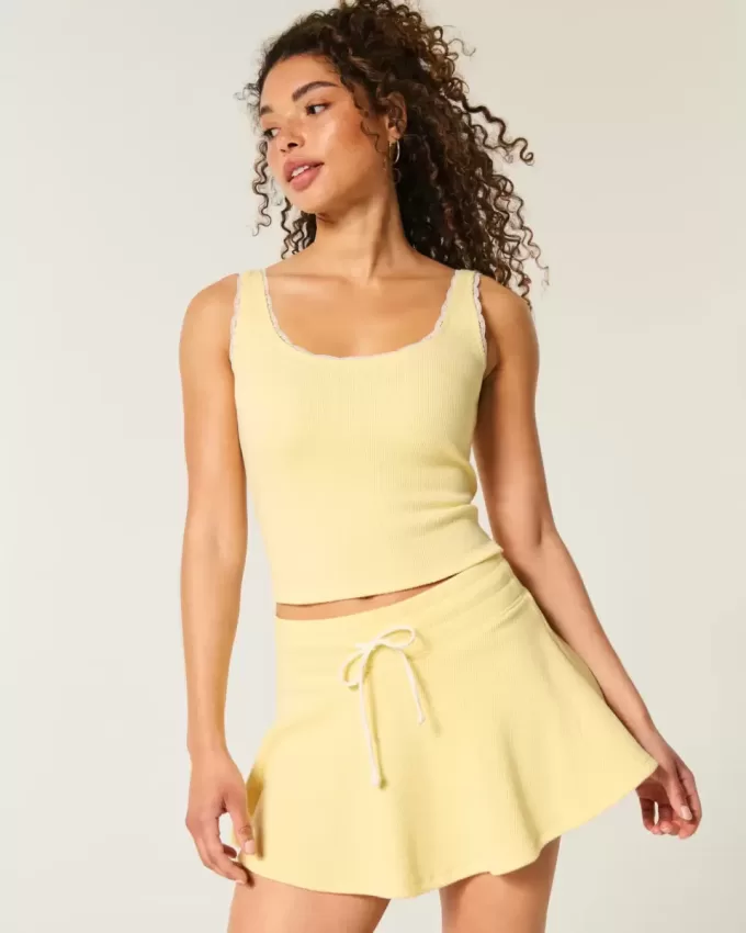 Falda pantalón estilo gofre de Gilly Hicks