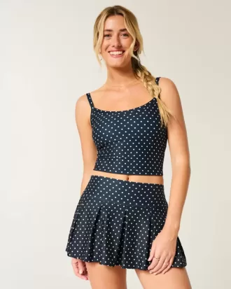 Falda pantalón plisada con cintura baja activa de Gilly Hicks