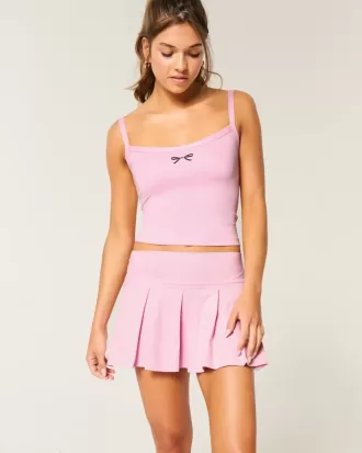 Falda pantalón plisada con cintura baja activa de Gilly Hicks