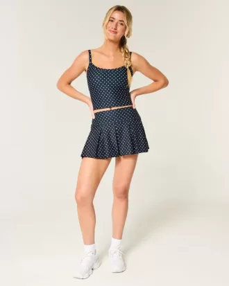 Falda pantalón plisada con cintura baja activa de Gilly Hicks