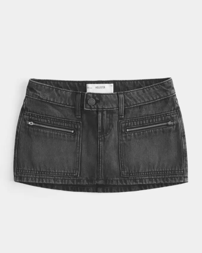 Falda pantalón vaquera micro mini Falda pantalón vaquera micro mini