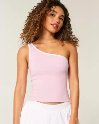 Gilly Hicks Active Recharge – Camiseta de un solo hombro