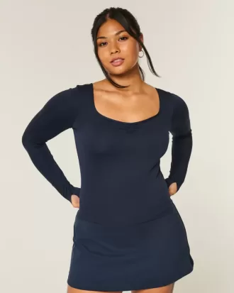Gilly Hicks Active Recharge Cinch Top de escote en forma de corazón