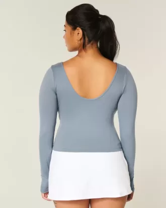 Gilly Hicks Active Recharge Cinch Top de escote en forma de corazón