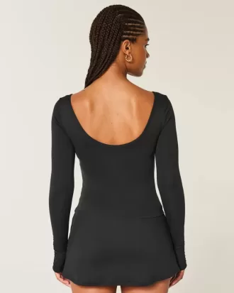 Gilly Hicks Active Recharge Cinch Top de escote en forma de corazón