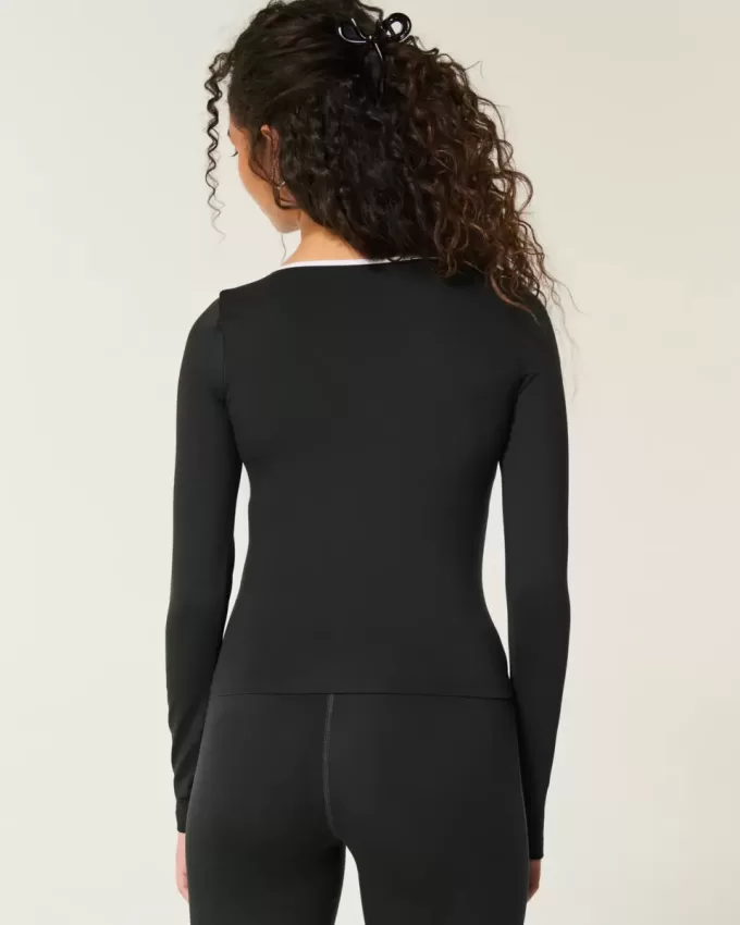 Gilly Hicks Active – Top cruzado con ribete Gilly Hicks Active – Top cruzado con ribete