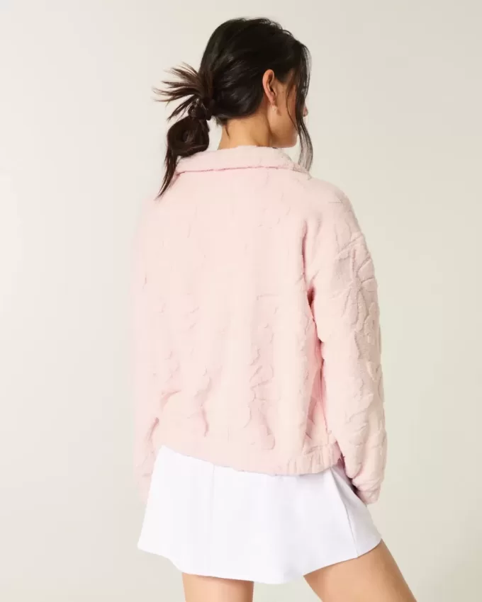 Gilly Hicks Sherpa Zip-Up Top Gilly Hicks Sherpa Zip-Up Top